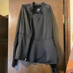 Fila sport peplum fitted jacket